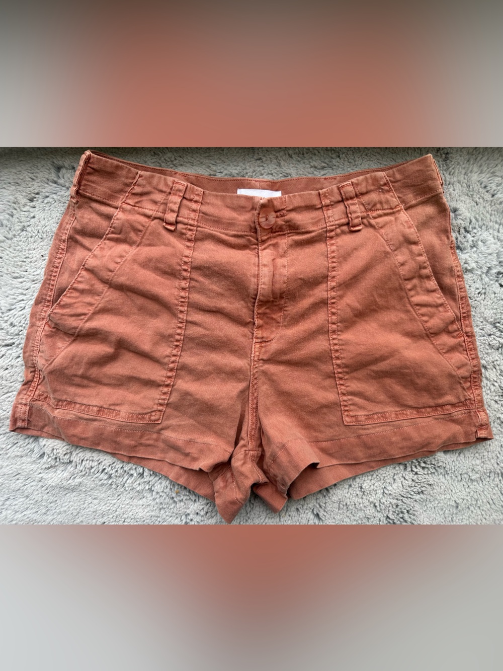 Bella Dahl Mauve Rose Garment Dyed Soft Shorts Size 29